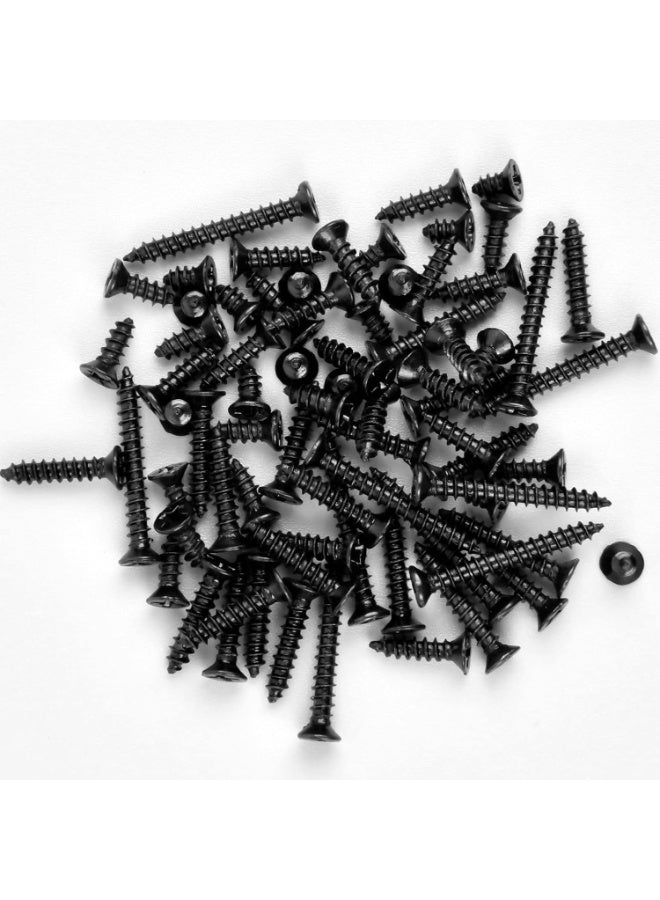 VIUAUAX 800 Pcs M2 Self Tapping Screw Kit Small Black Carbon Steel Self Drilling Screws Tiny Wood Screw Flat Countersunk Cross Head Screws Assortment Set for Wood Soft Metal Plastic 4/5/6/7/8/10/12/16 mm - Image 5